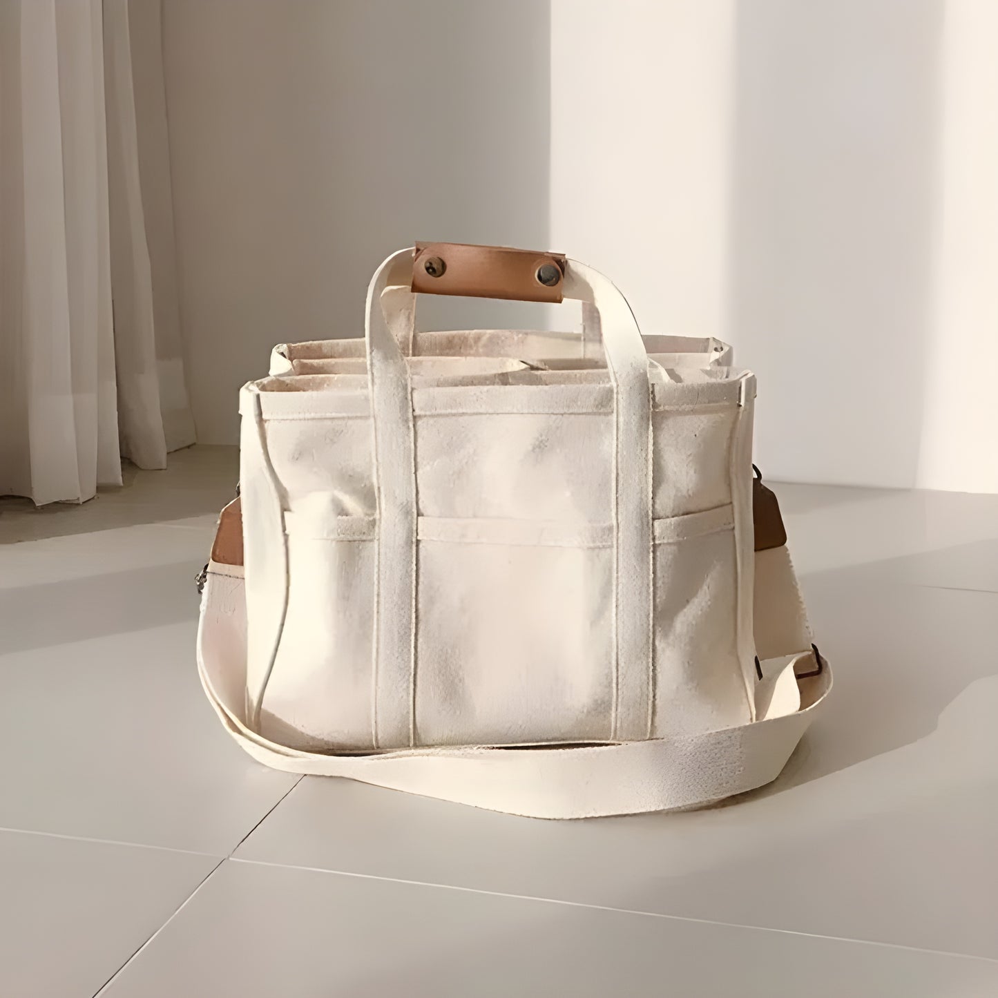 Bolso tote de lienzo elegante