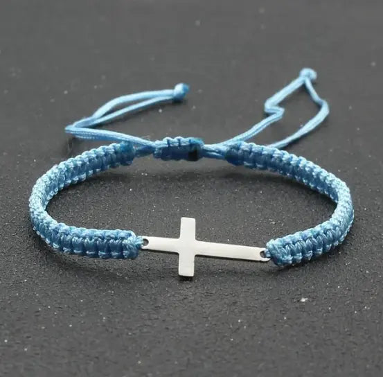 Pulsera Cruzada de Cuerda