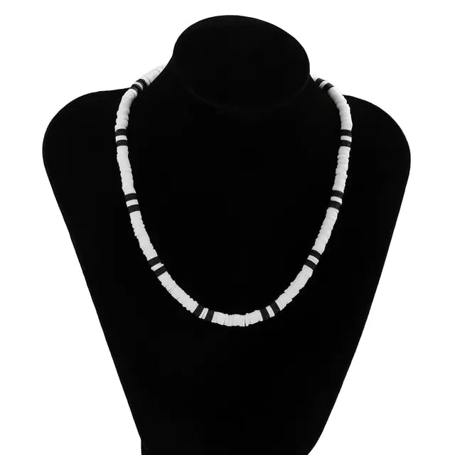 Collares Choker de Cuentas de Arcilla Suave