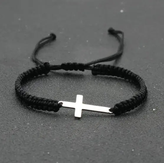 Pulsera Cruzada de Cuerda