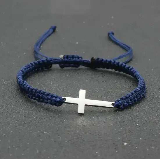 Pulsera Cruzada de Cuerda